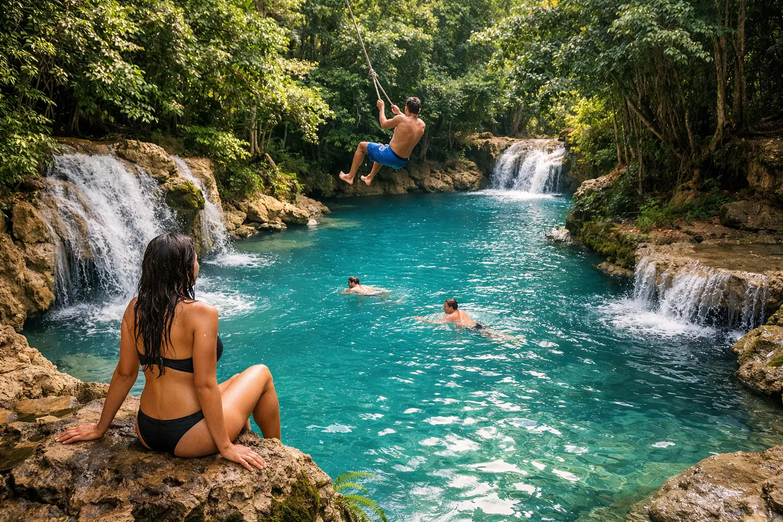 You are currently viewing How to Visit Blue Hole Jamaica